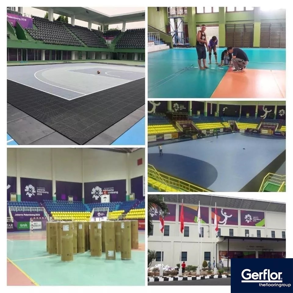 Gerflor Sports Vinyl Flooring in Jakarta Asian Games